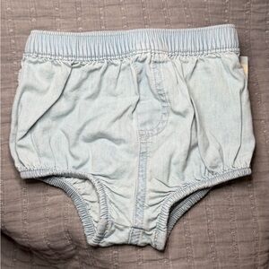 Cat & Jack Light Blue Denim Diaper Cover